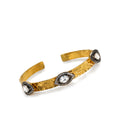 The Hammered Eye Bracelet