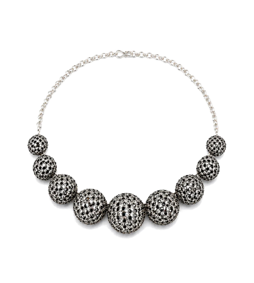 The Studded Moon Set Necklace