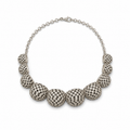 The Studded Moon Set Necklace