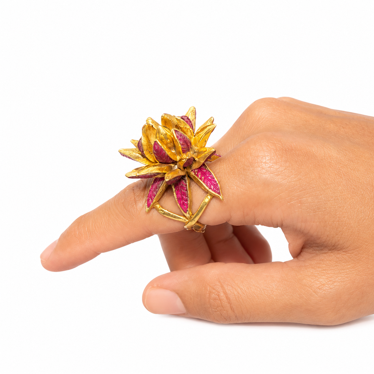 The Crimson Lotus Ring