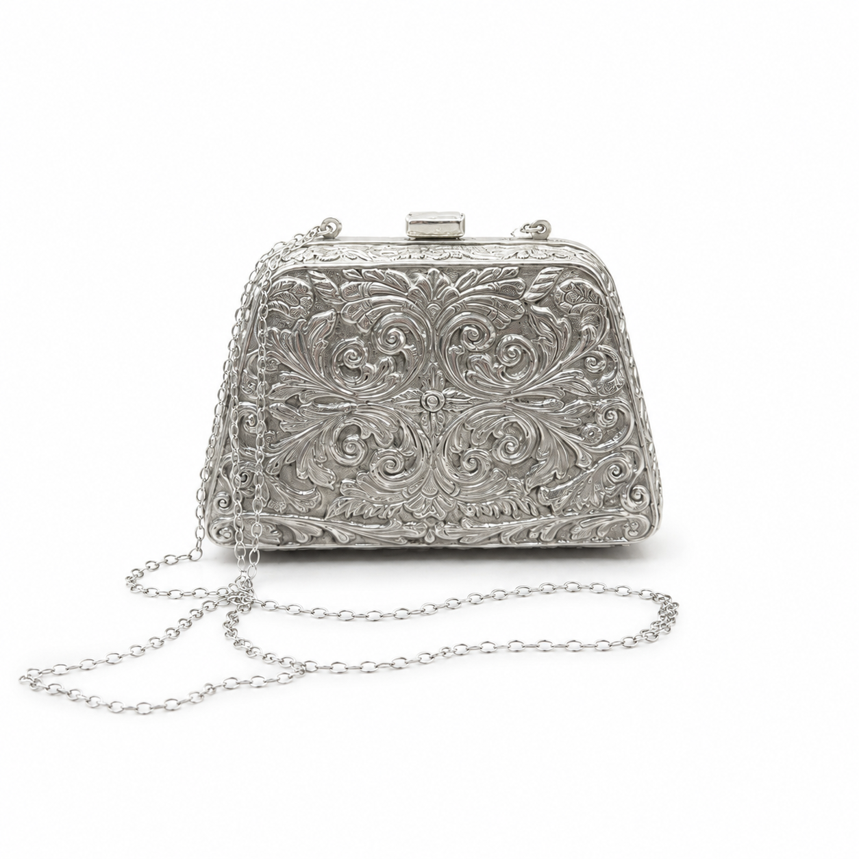 The Ornate Scroll Clutch