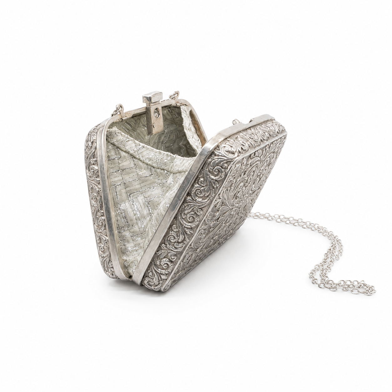 The Ornate Scroll Clutch