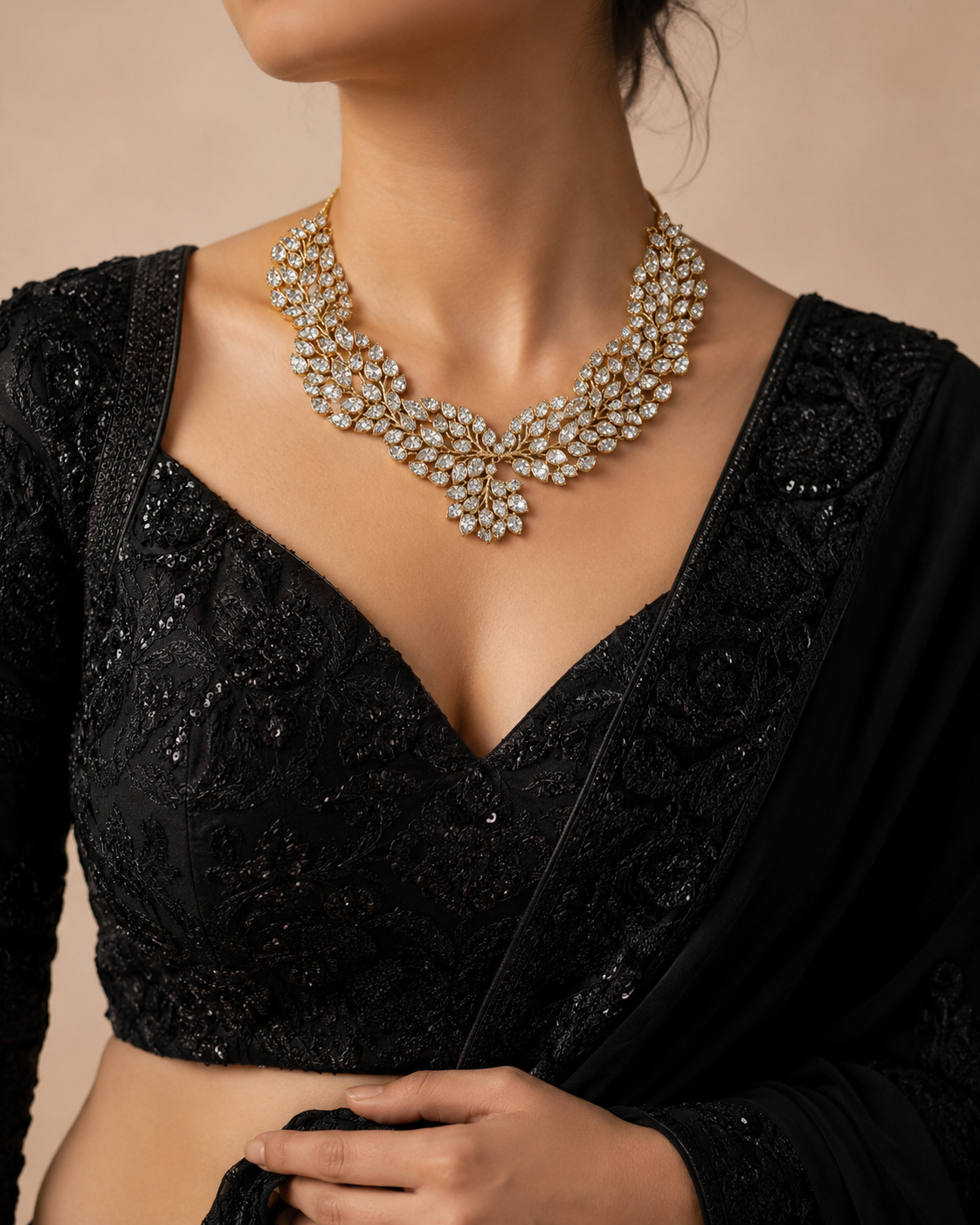 The Celeste Leaf Necklace