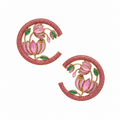 Lotus Arc Earrings