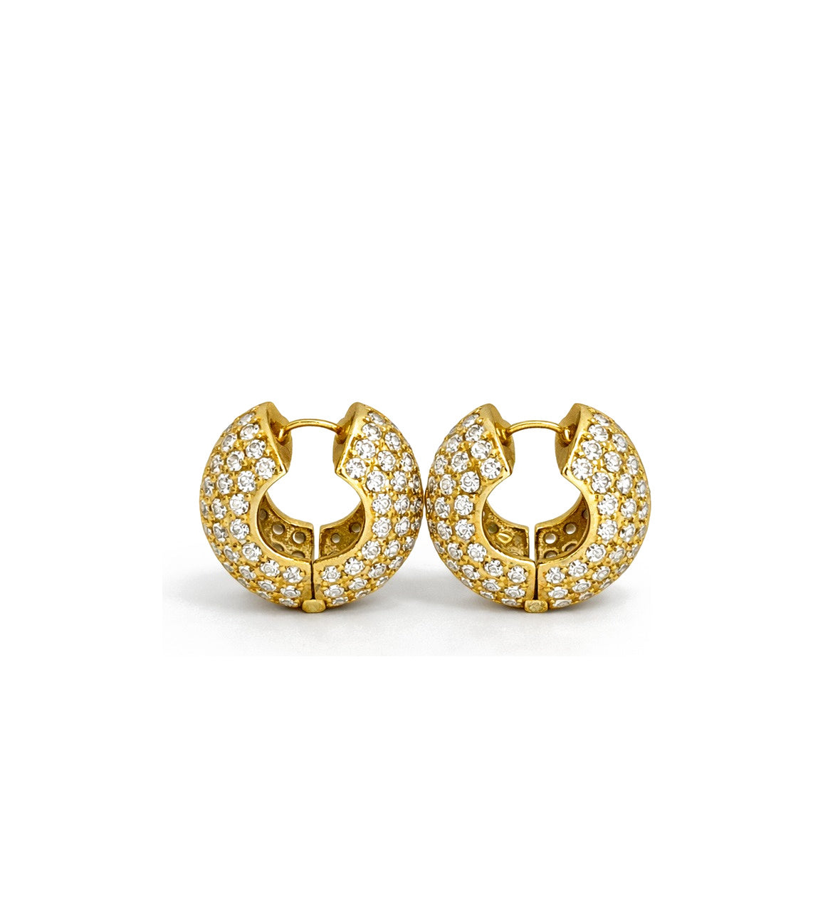Pavé Dome Hoops