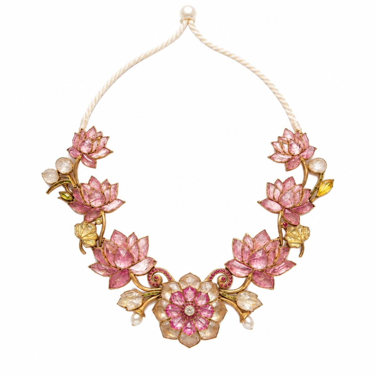 The Lotus Dew Necklace