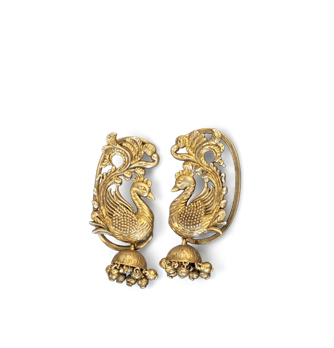 Peacock Ear Cuffs