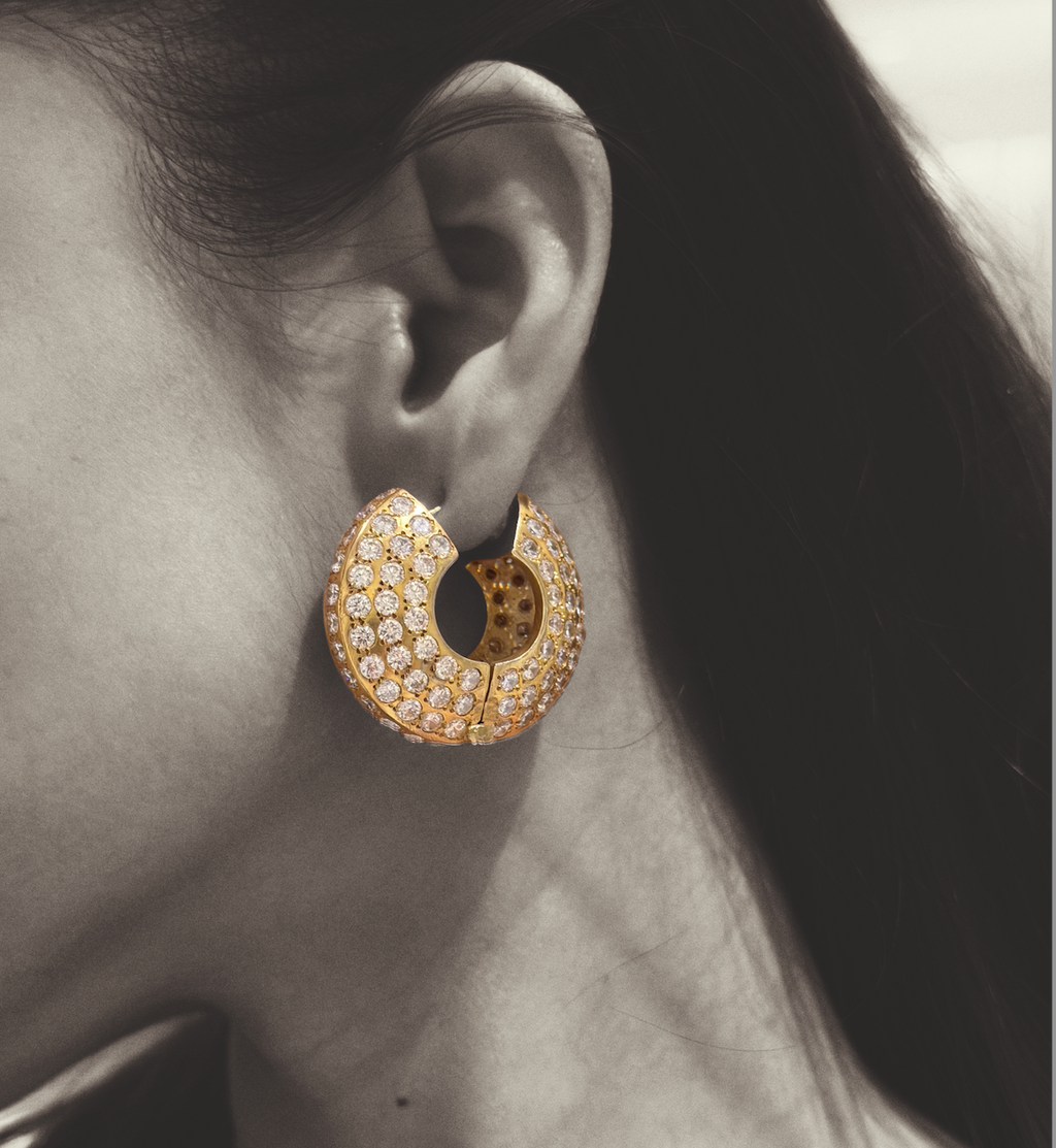 Pavé Dome Hoops