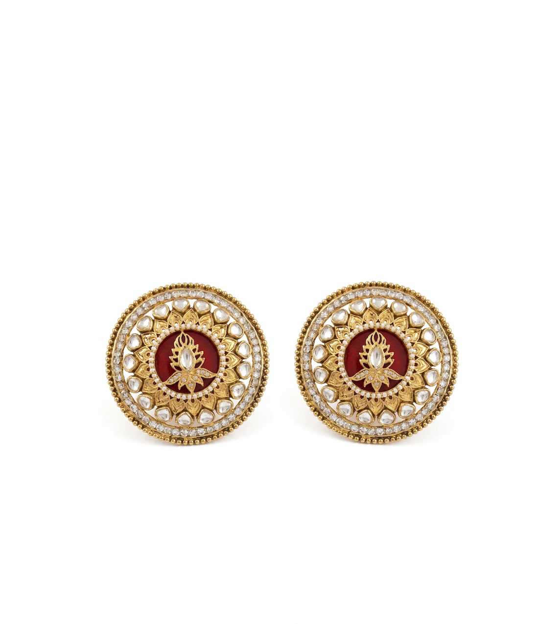 Lotus Stud Earrings